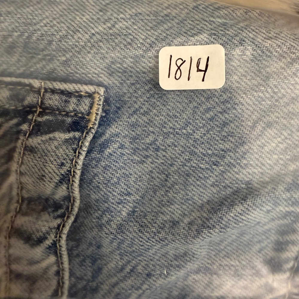 Gap Baggy Easy Jean Light Indigo Wide Leg Elastic Waist Denim Pants Womens L - Picture 11 of 11